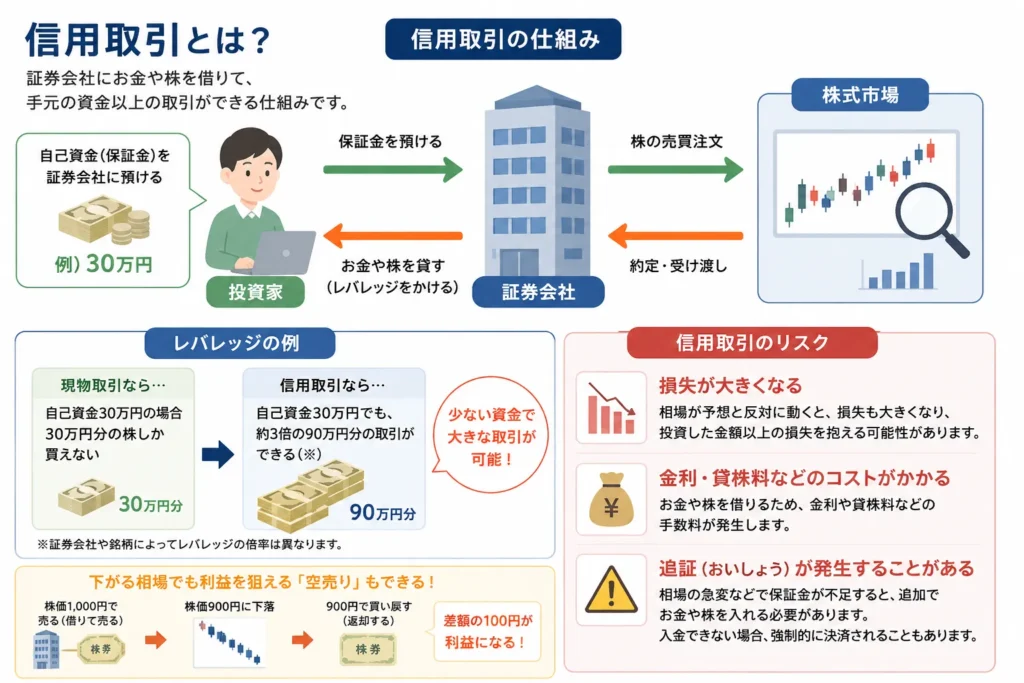 信用取引の説明画像