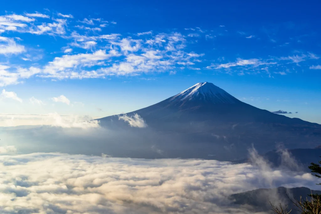 雲海と富士山