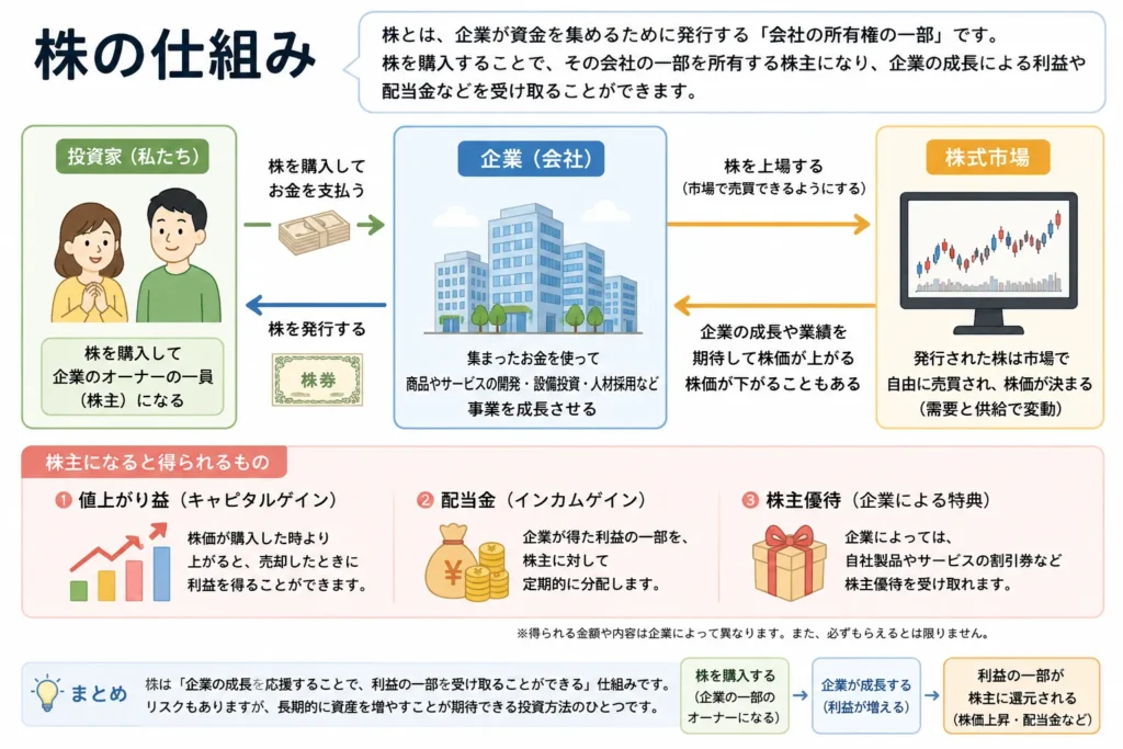 株の仕組みのイメージ画像