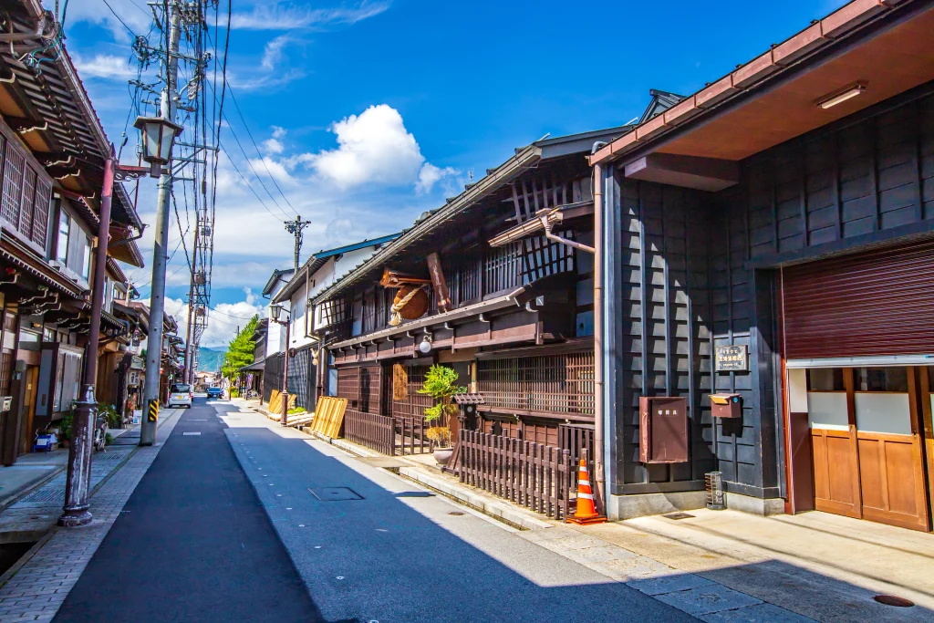 岐阜県　飛騨古川の町並み
