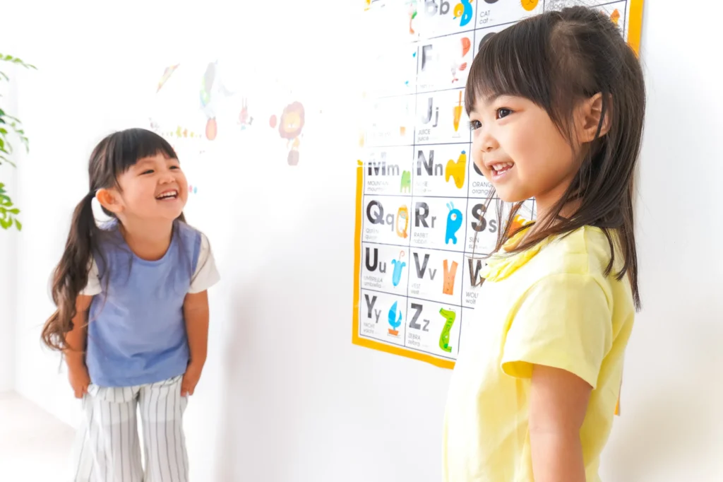 英語のレッスンを受ける