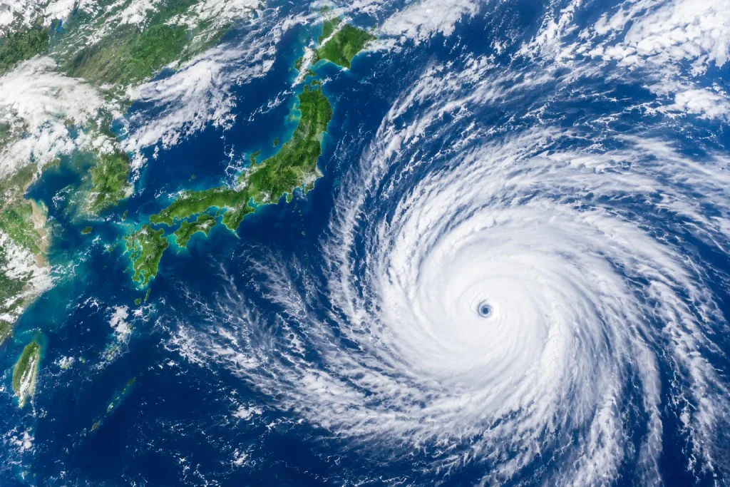 台風の進路状況