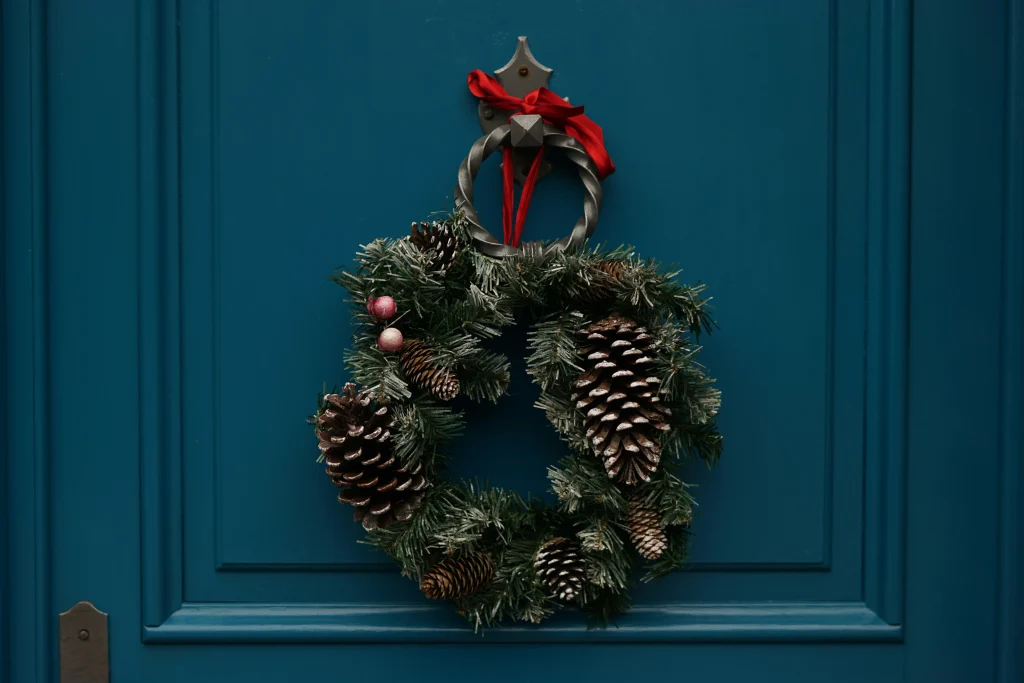 クリスマスのリース